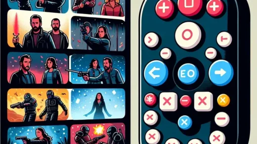 "Netflix introduces multiple endings feature for interactive series, showcasing a viewer engaging with an interactive storyline on a smart TV."