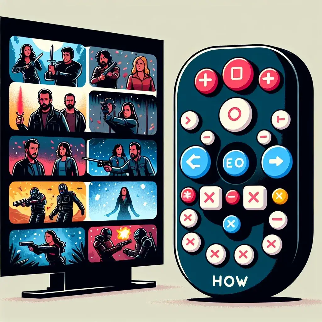 "Netflix introduces multiple endings feature for interactive series, showcasing a viewer engaging with an interactive storyline on a smart TV."